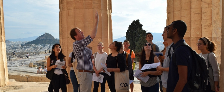 Student field trip in Athens